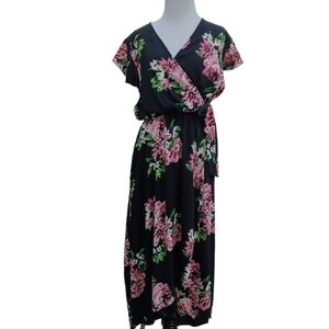 Dream Of Me Floral Wrap Dress Size M